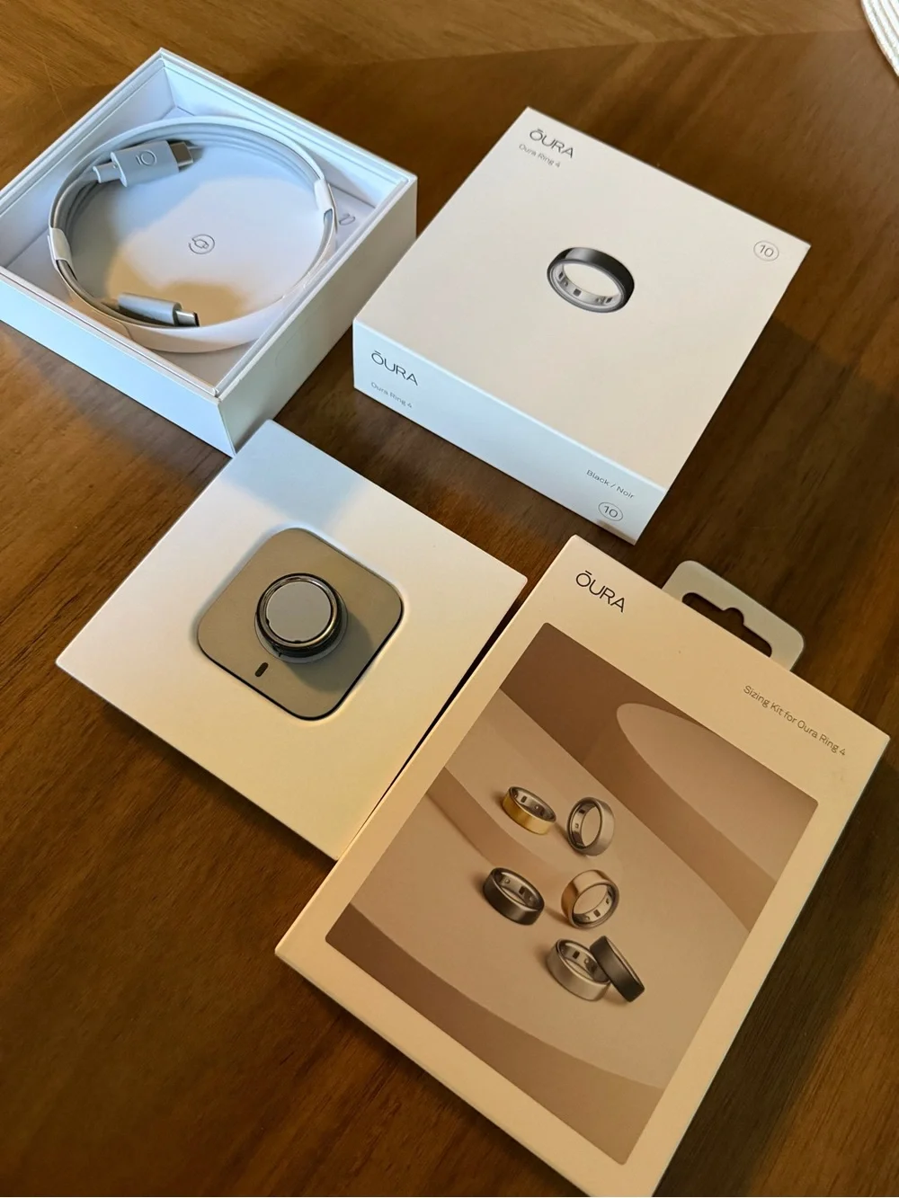 Oura Ring 4 Charger & Accessories - Black